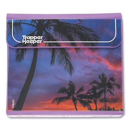 Mead Trapper Keeper 3-Ring Pocket Binder, 1 in. Capacity, 11.25 x 12.19, Palm Trees 260038FDE1-ECM